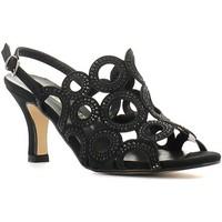 grace shoes 4452 high heeled sandals women black womens sandals in bla ...