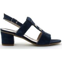 grunland sa1298 high heeled sandals women womens sandals in blue