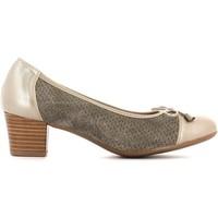 grunland sc1707 decollet women womens court shoes in grey