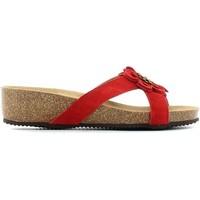 grunland cb0424 sandals women red womens sandals in red