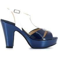 grace shoes cr47 high heeled sandals women womens sandals in blue