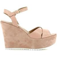 grace shoes 15040 wedge sandals women pink womens sandals in pink
