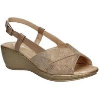 Grace Shoes EL711 Wedge sandals Women Beige women\'s Sandals in BEIGE