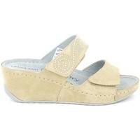 grunland ci1242 sandals women beige womens sandals in beige