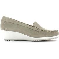 Grunland SC1680 Mocassins Women women\'s Loafers / Casual Shoes in white