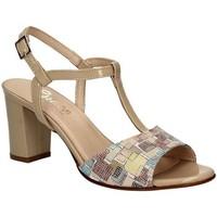 Grace Shoes E7822 High heeled sandals Women Brown women\'s Sandals in brown