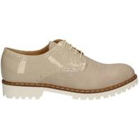 Grace Shoes 9073 Lace-up heels Women Beige women\'s Walking Boots in BEIGE