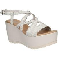 Grace Shoes TRECCIA 2 F3 S Wedge sandals Women Bianco women\'s Sandals in white