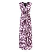 Grace Purple Twist Knot Maxi Dress, Purple