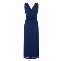 Grace Navy Blue Lace Maxi Dress, Navy