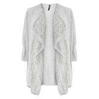 Grey Waterfall Cardigan, Grey