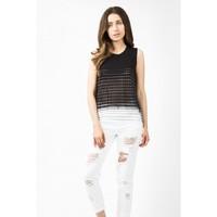 GRID OMBRE VEST