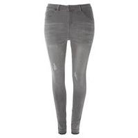 grey let down skinny jeans light grey