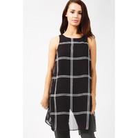 GRID CHECK LOTUS LONGLINE VEST