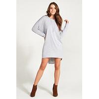 Grey Feather Necklace Tunic Dress