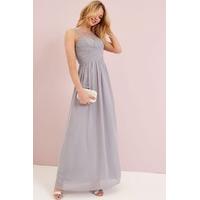 Grey Embellished Maxi Dress