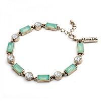Green Art Deco Bracelet
