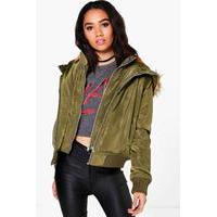 grace double layer ma1 bomber jacket khaki