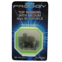 Greys Prodigy Top Rubbers with Swivels