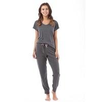 Green Treat Womens Lounge Set Grey