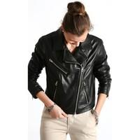 Grace DF133 Women women\'s Leather jacket in black