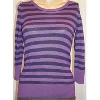 Great Plains XS Stripy Purple Jumper