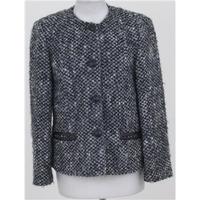 gray osbourn size 12 black tweed jacket