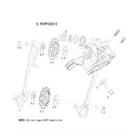 Grey Sram B-bolt Kit For X7/x9 Rear Derailleur