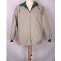 Grenfell Size 40 Green & Stone Reversible Jacket