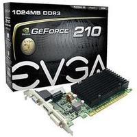 Graphics card EVGA Nvidia GeForce GT210 1 GB DDR3 RAM PCIe x16 DVI, VGA, HDMI