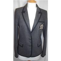 Grey Wool Jacket by Gerard Darel - Size EUR 36 / UK 08