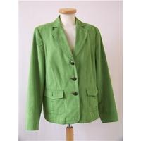 gray osbourn size 14 green casual jacket coat