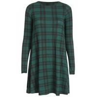 Green Tartan Dress - Size: S/M