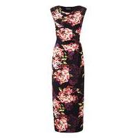 grace cowl neck floral maxi dress