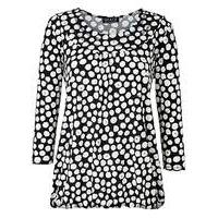 Grace Polka Dot Bubble Hem Top