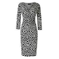 Grace Spot Wrap Dress