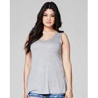 grey marl pocket v neck jersey vest