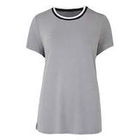 grey sports rib t shirt