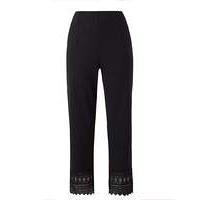 Grace Trouser with crocheted trim hem