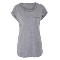 grey marl embellished t shirt