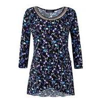 Grace Made in Britain floral tunic top