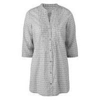 Grey Print Cotton Tunic