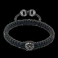 Grey Crystal & Magnetite 10mm Bracelet