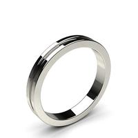 Groove Standard Fit Classic Plain Wedding Band