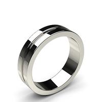 Groove Standard Fit Classic Plain Wedding Band