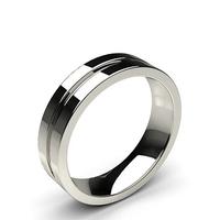 Groove Comfort Fit Classic Plain Wedding Band