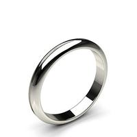 Groove Standard Fit Classic Plain Wedding Band