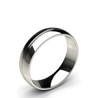 Groove Comfort Fit Classic Plain Wedding Band