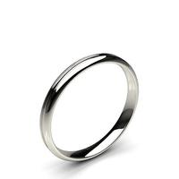 Groove Comfort Fit Classic Plain Wedding Band