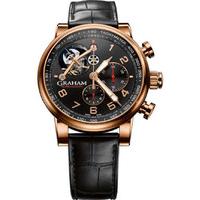 Graham Silverstone Tourbillograph Gold & Black Dial D